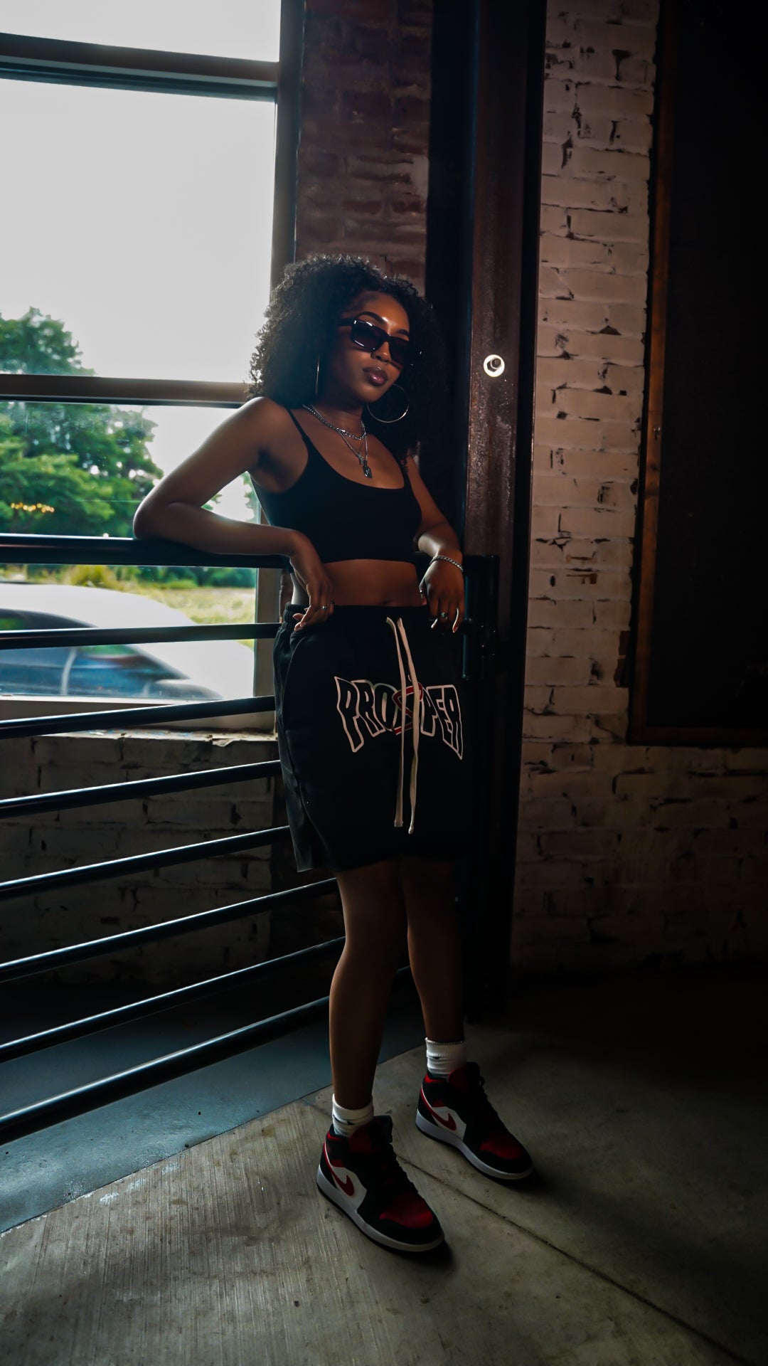 Bloom Thru it All Shorts (Black Inside)