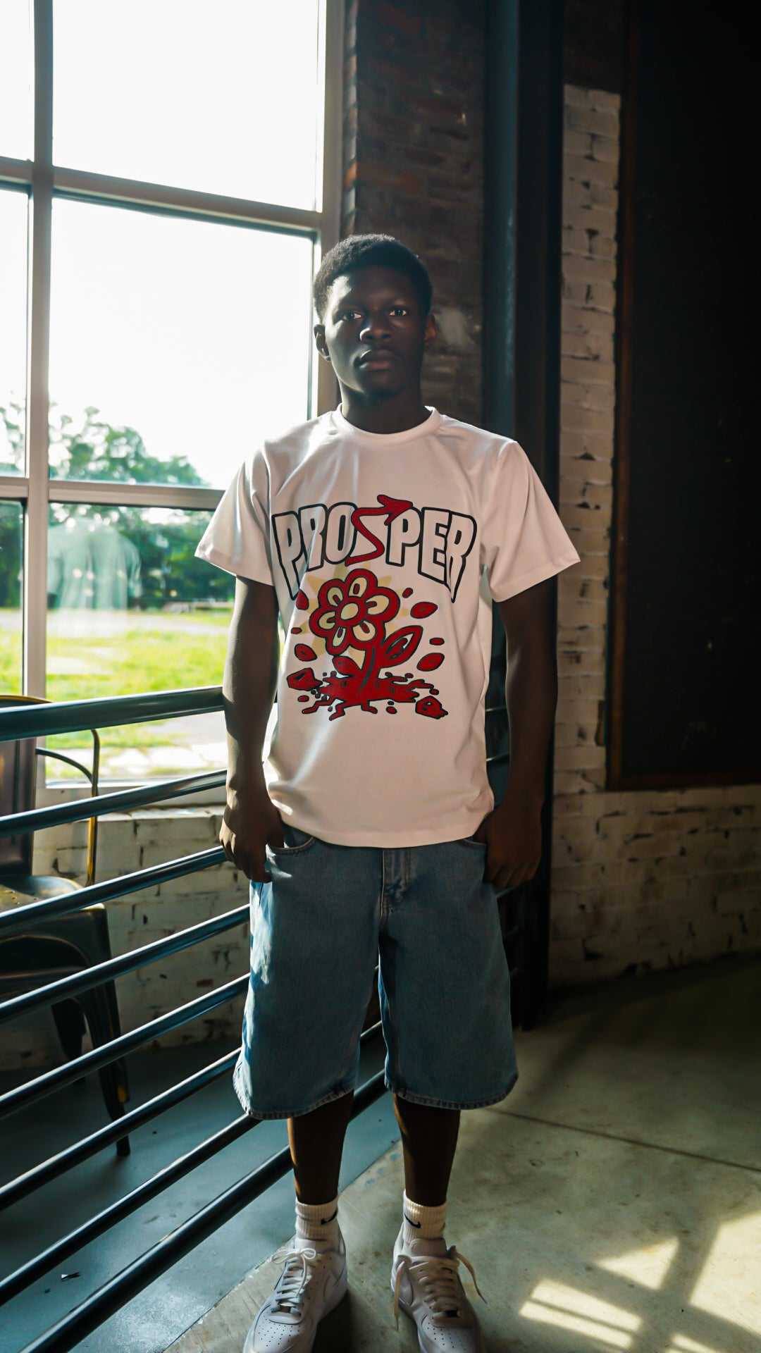 Bloom Thru it All Tee (White)